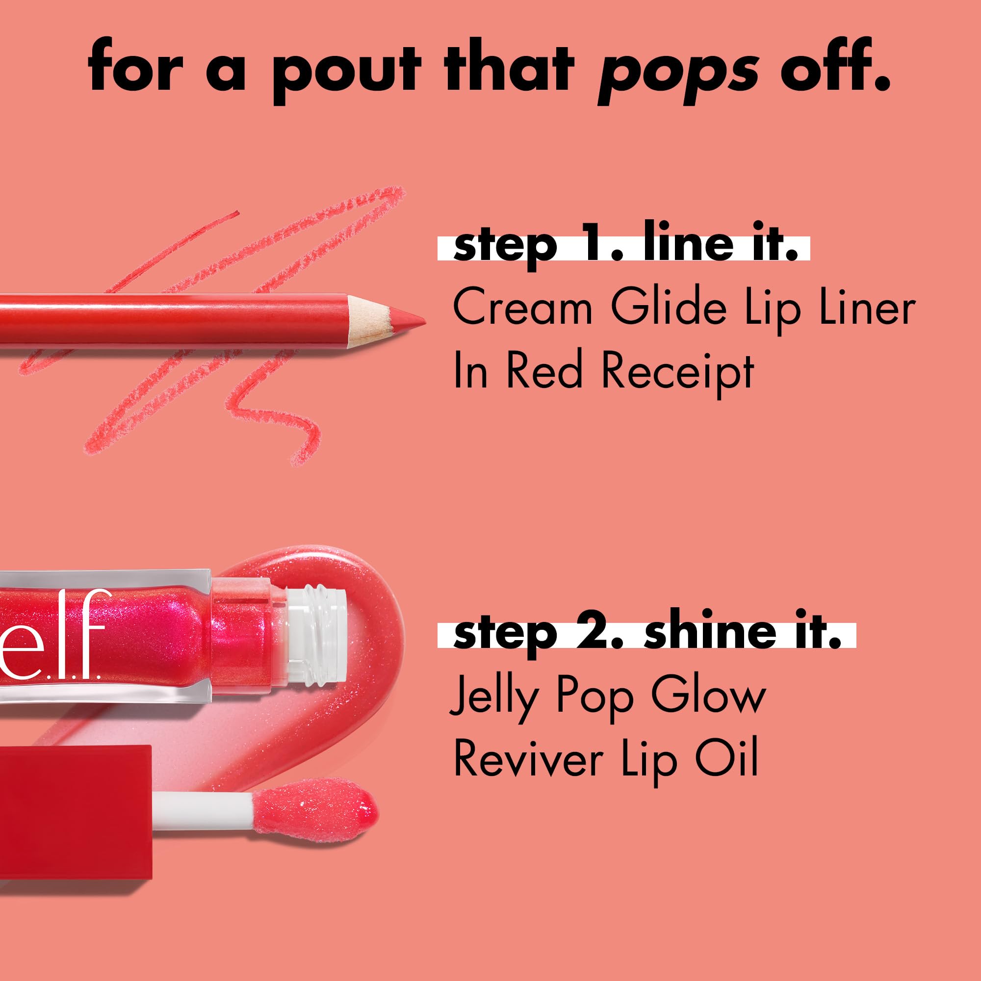 e.l.f. Jelly Pop Glow Reviver Lip Oil packaging close-up with Limited Edition label.