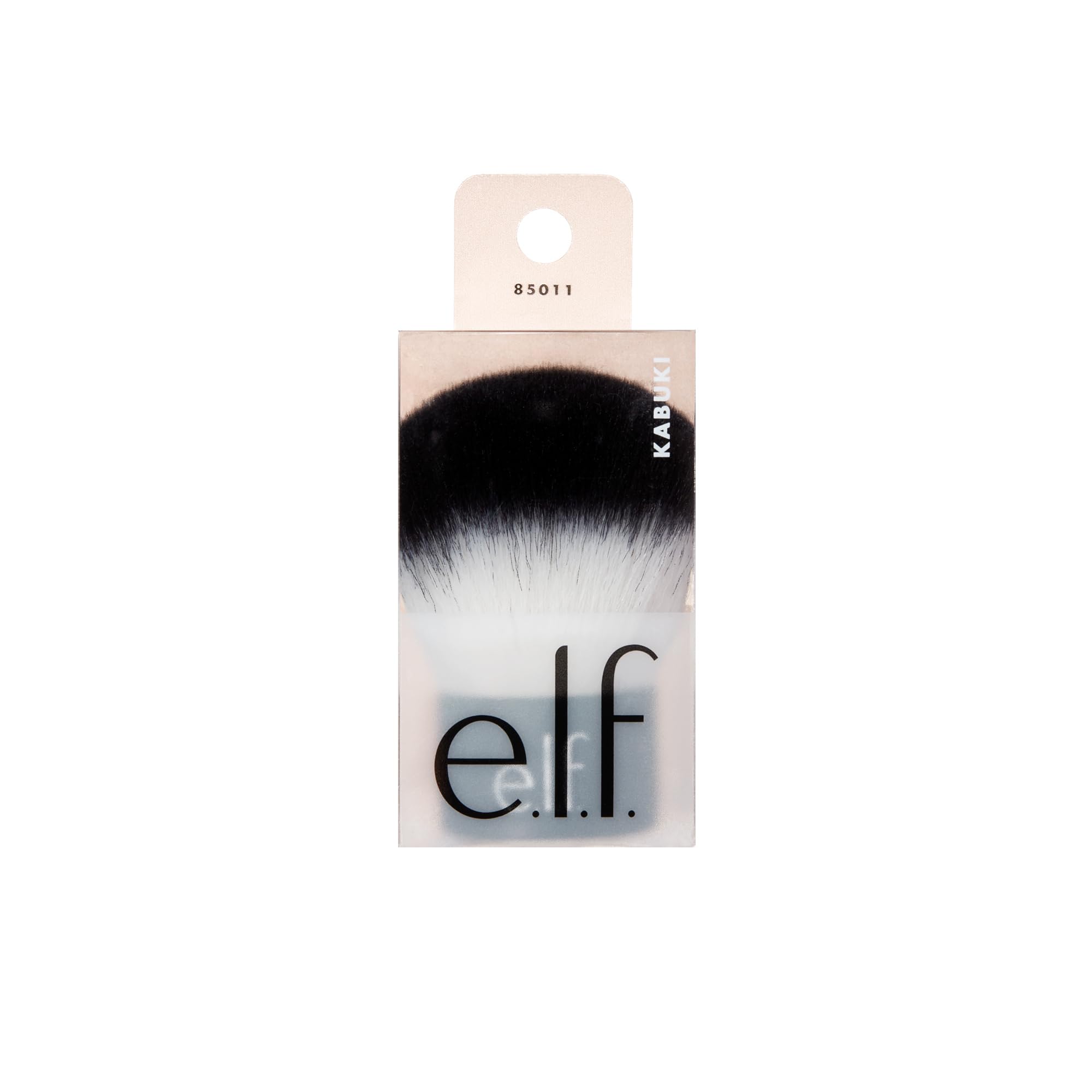e.l.f. Kabuki brush with primer-infused formulas for precise application.
