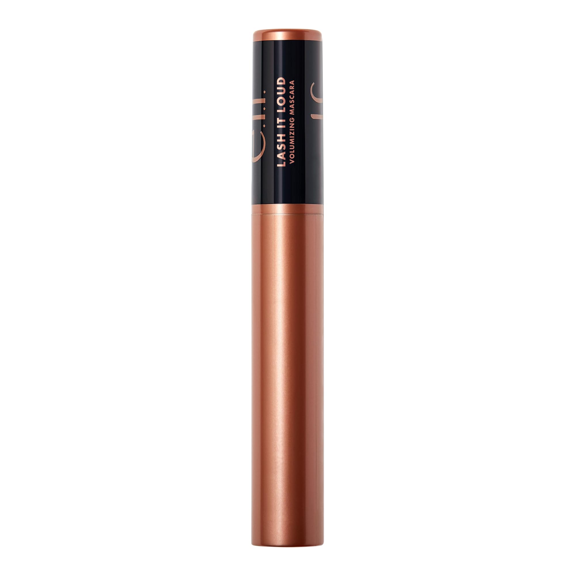 Applying Lash It Loud mascara for bold, defined lashes.