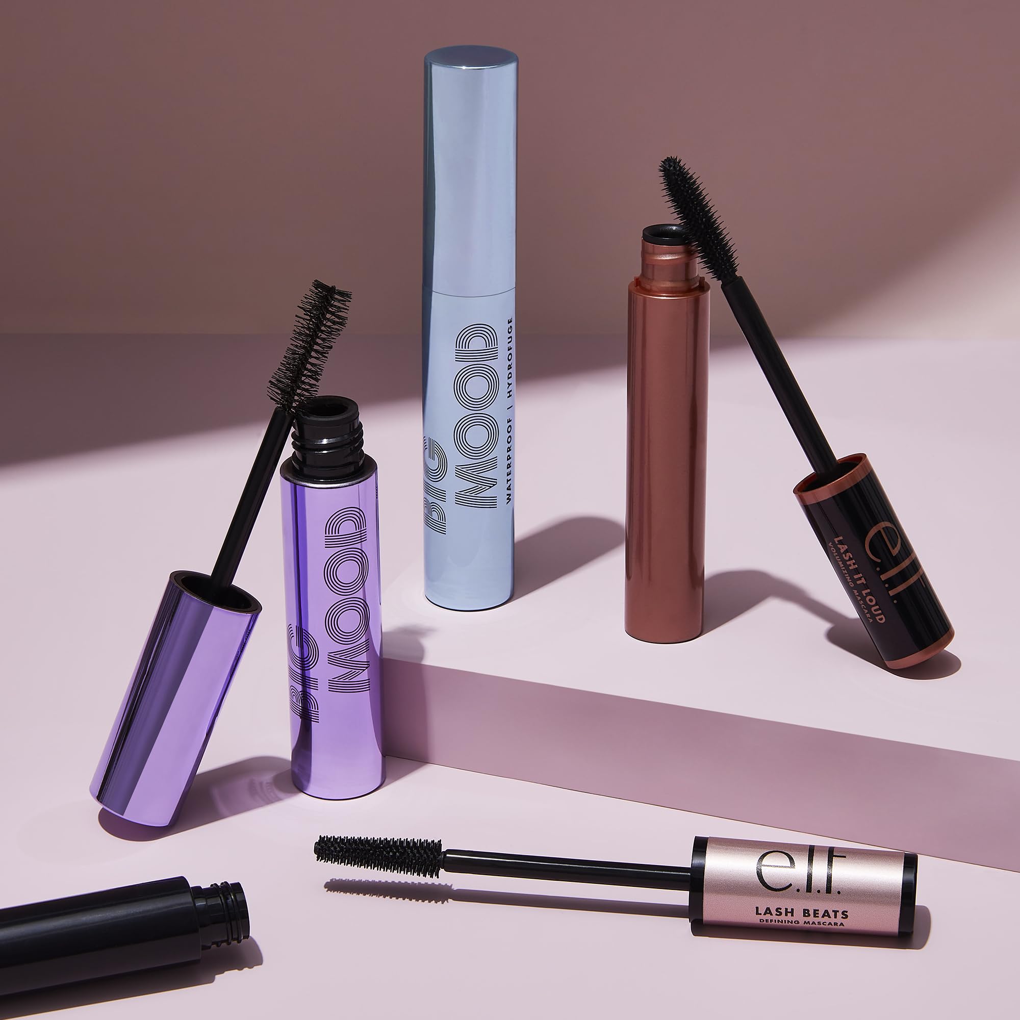 Tube of e.l.f. Lash It Loud mascara in sleek packaging.
