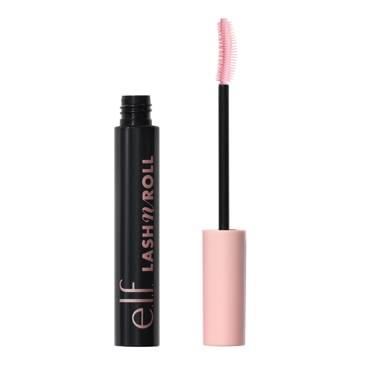 e l f Lash N Roll mascara curved brush close up for maximum lift