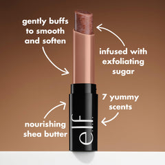 e.l.f. Lip Exfoliator Strawberry ingredients including jojoba oil for moisture