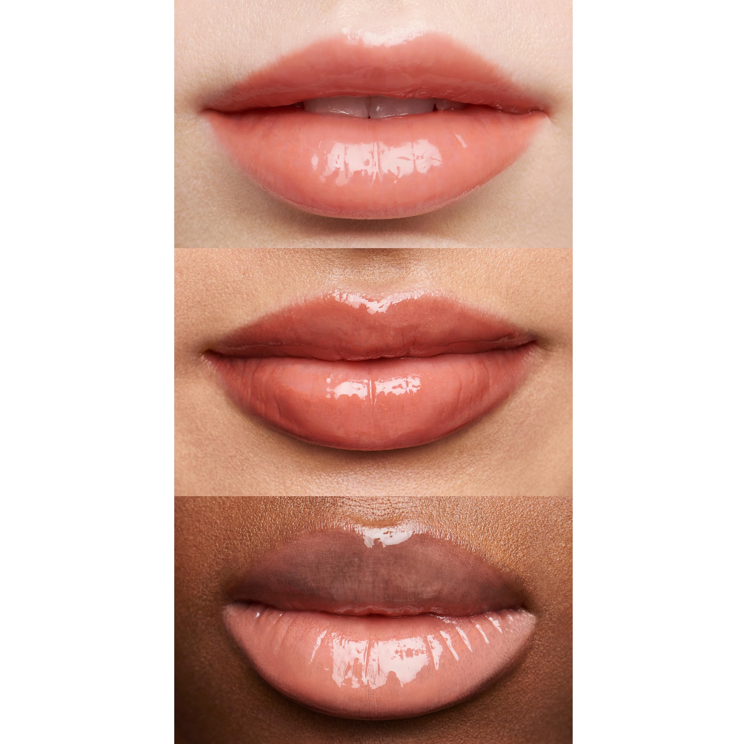 e.l.f. Lip Lacquer high-shine close-up showing brilliant gloss.