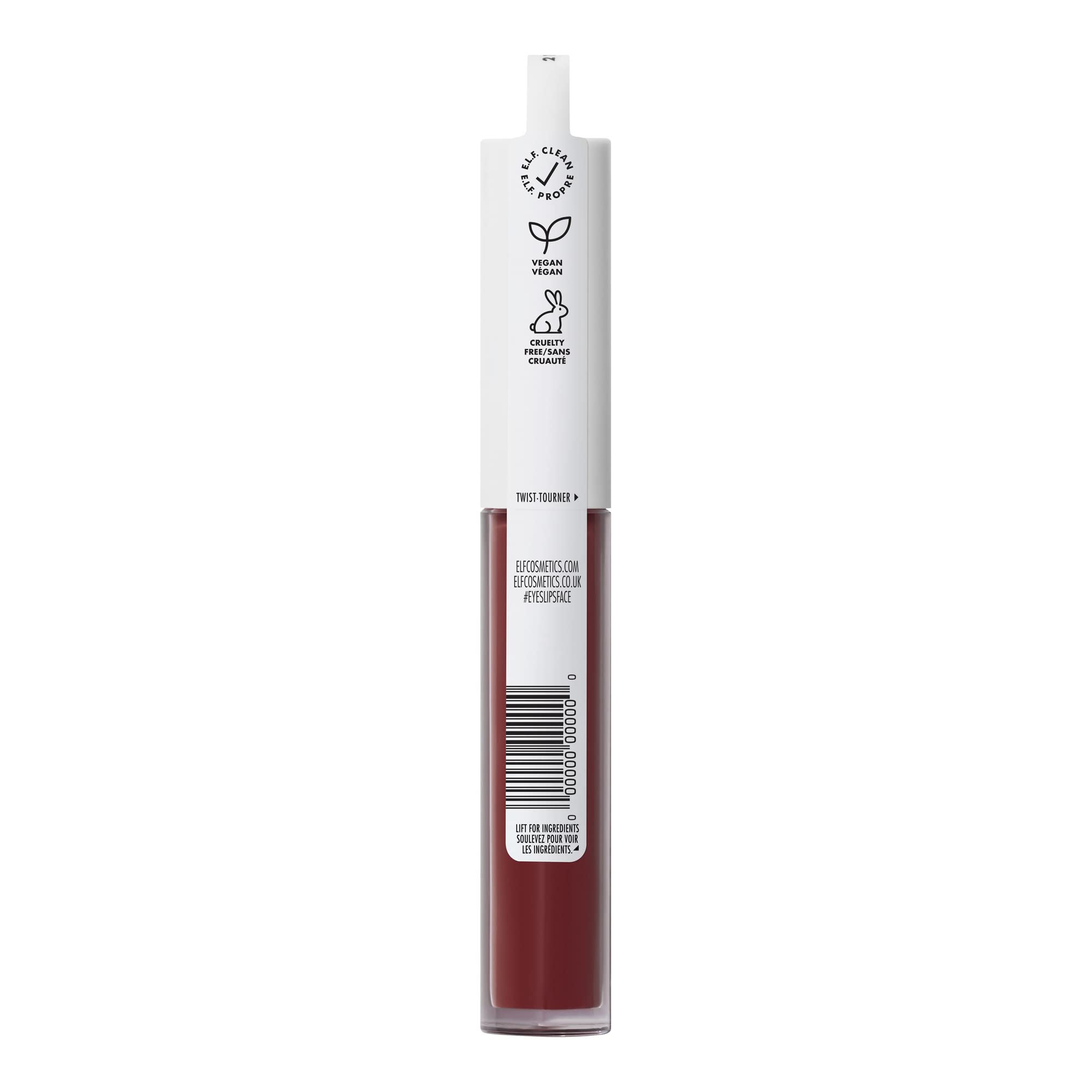 e.l.f. Lip Lacquer bottle showing high-shine hydration