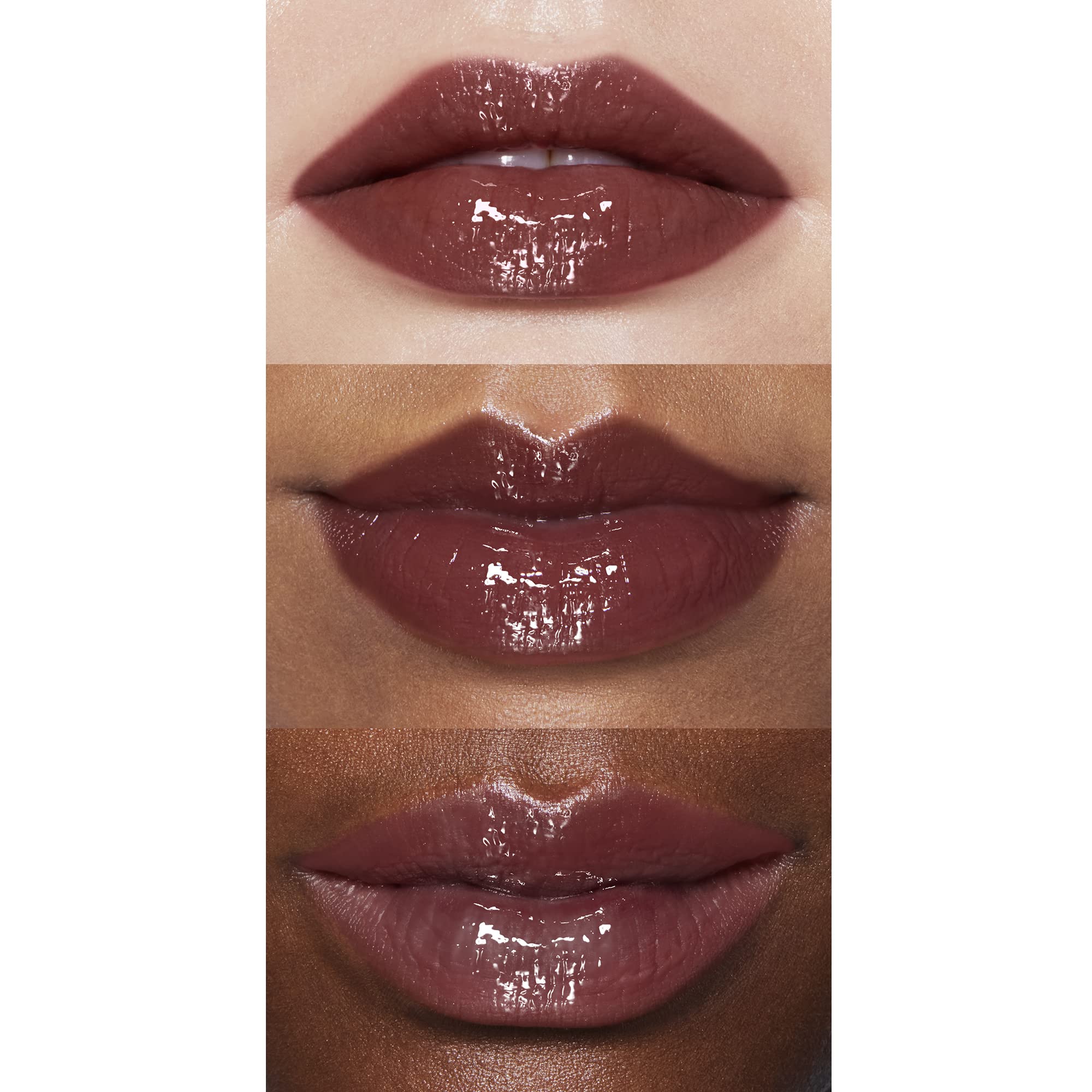 e.l.f. Lip Lacquer worn alone or layered for buildable color