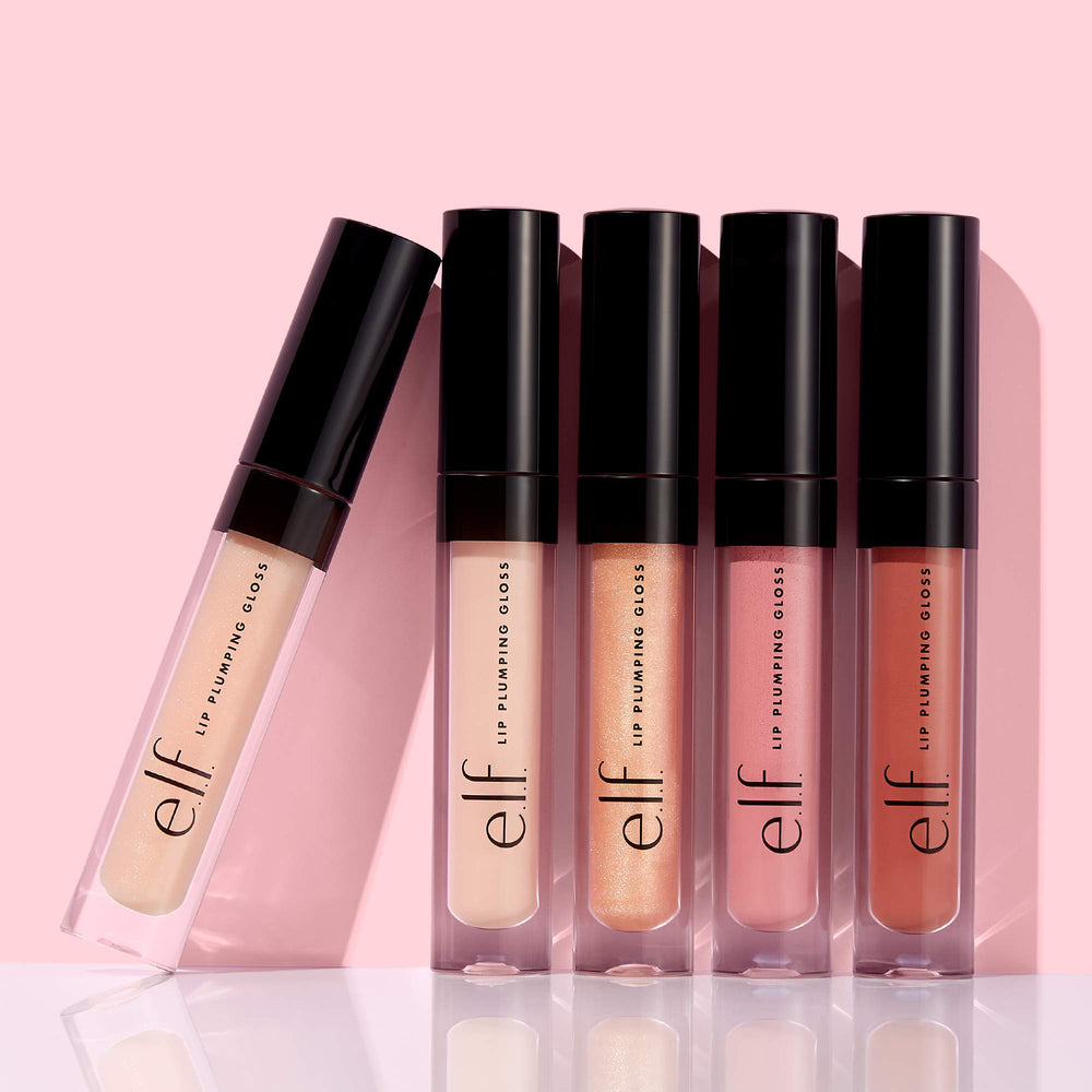Wear alone or over lipstick with e.l.f. Lip Plumping Gloss.