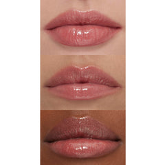 Vitamina E y aceite de coco en e.l.f. Lip Plumping Gloss para labios hidratados
