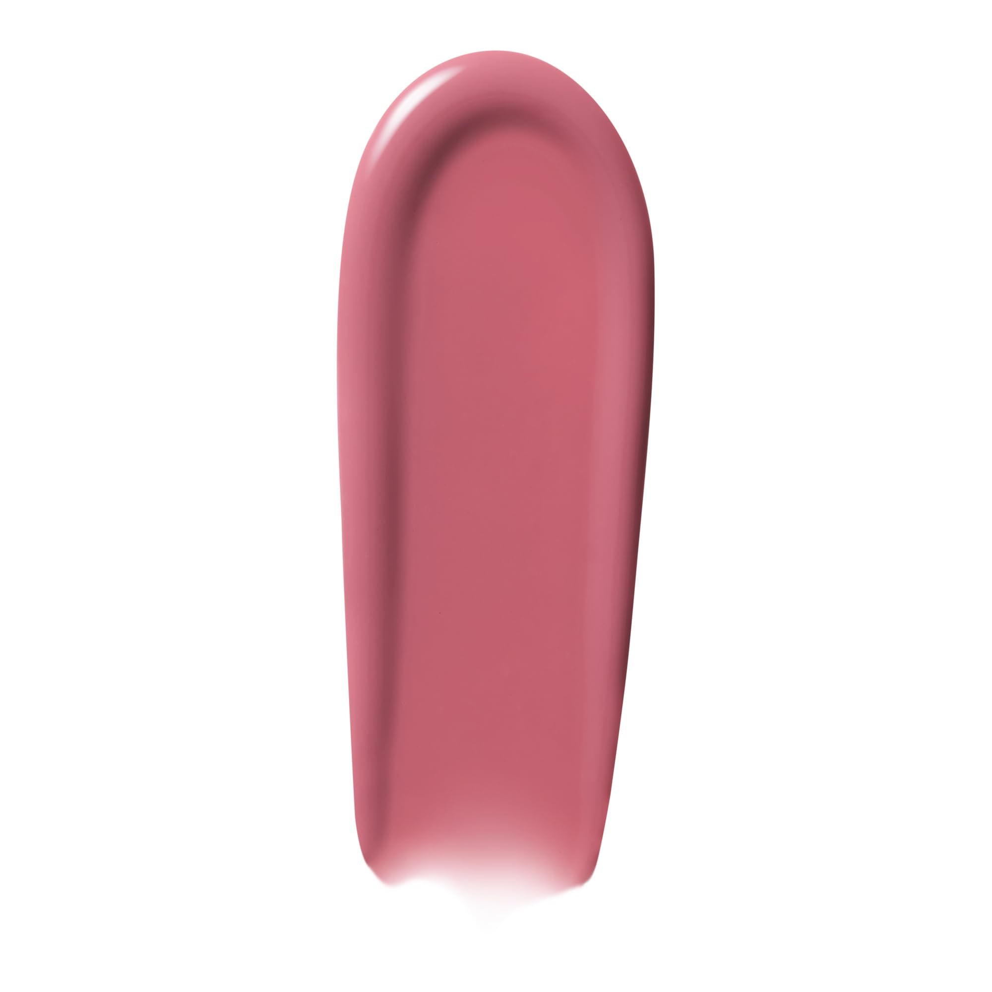 e.l.f. Lip Plumping Gloss sheer color swatch shows vibrant shine.
