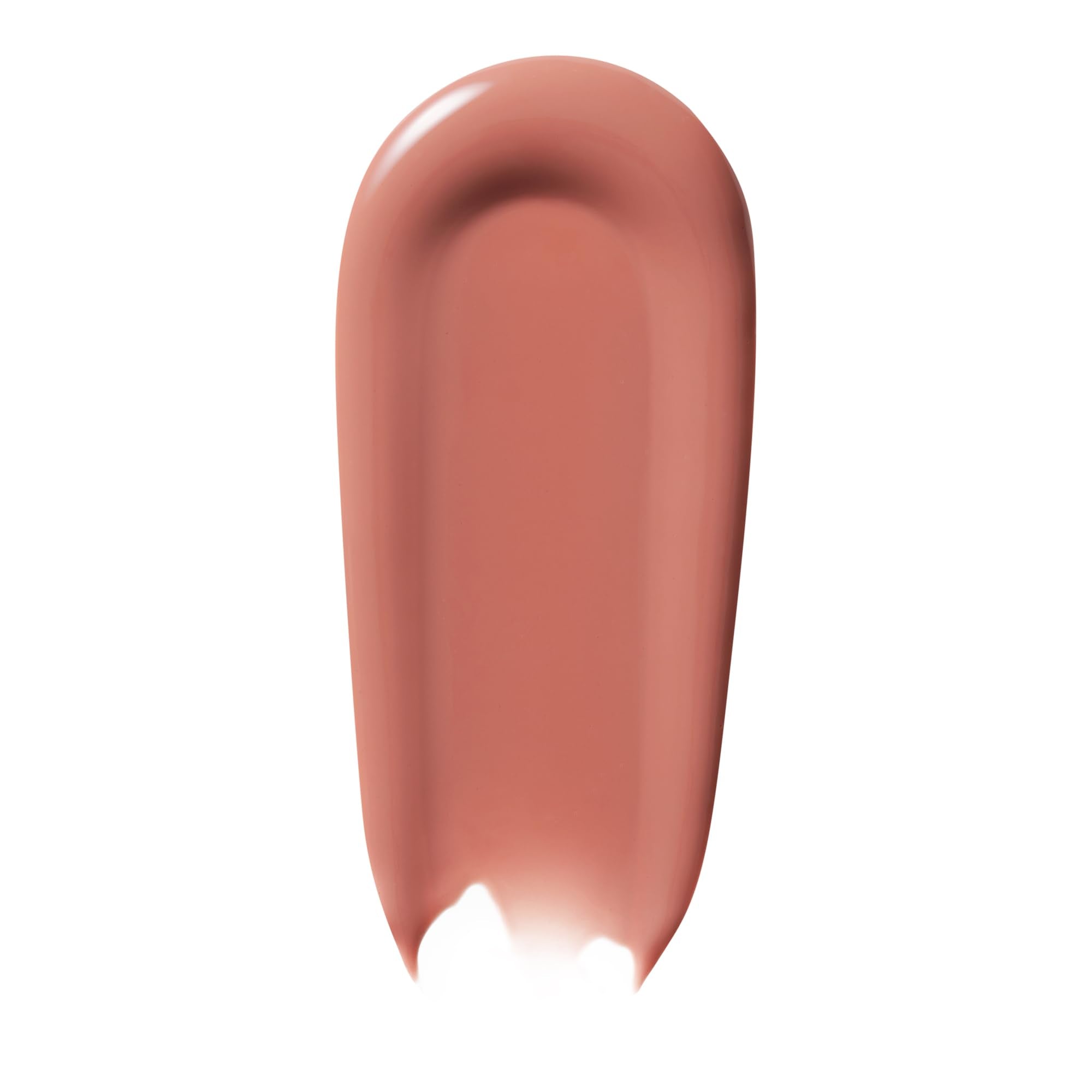 e.l.f. Lip Plumping Gloss sheer color swatch for versatile, radiant lips.