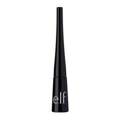 Elf liquid eyeliner extra-fine brush tip enables precise lines.