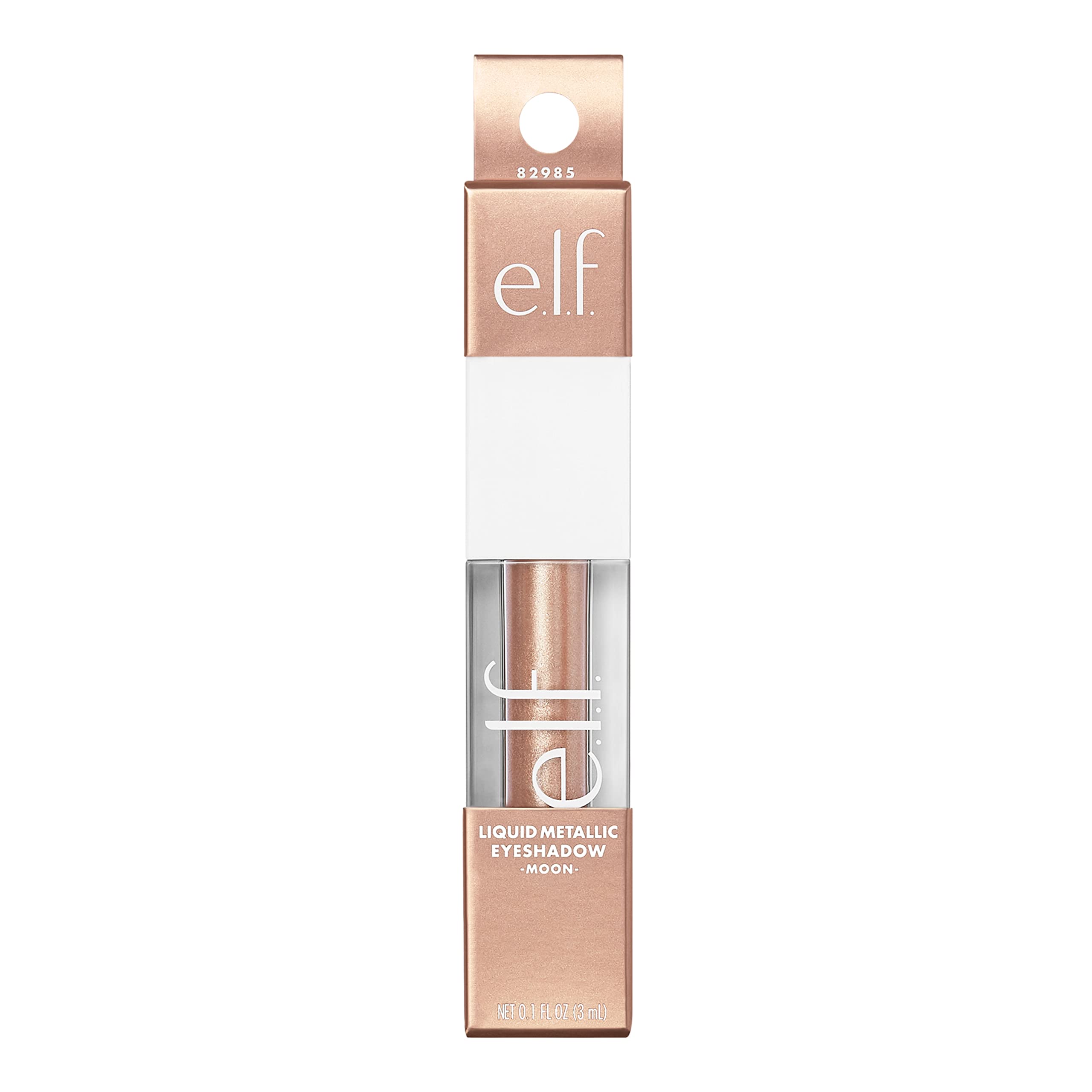 e.l.f. Galaxy taupe swatch shows versatile, buildable metallic finish