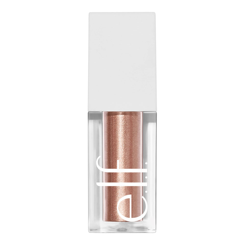 Elf Liquid Metallic Eyeshadow Comet worn in daylight for subtle glow