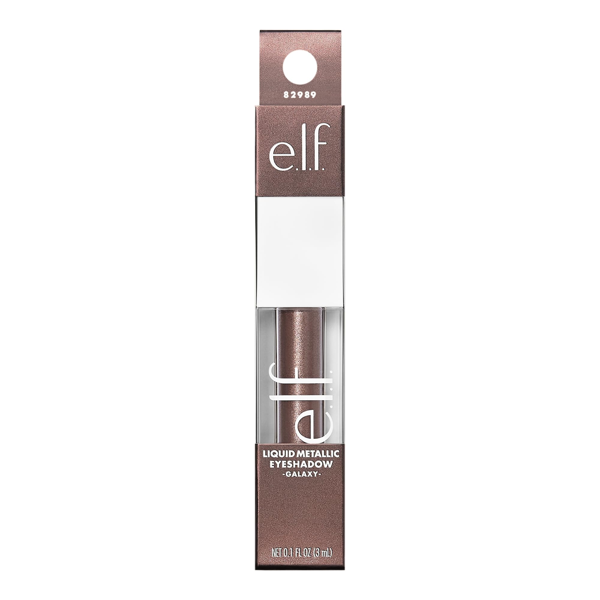 Close-up of the gel-base texture from e.l.f. Liquid Metallic Eyeshadow Meteor with quick-dry finish