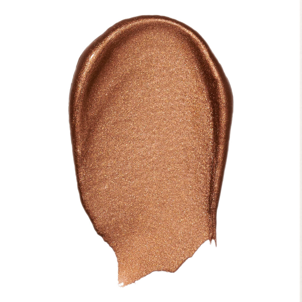 Close-up of e.l.f. Meteor bronze shimmer with multi-dimensional glow