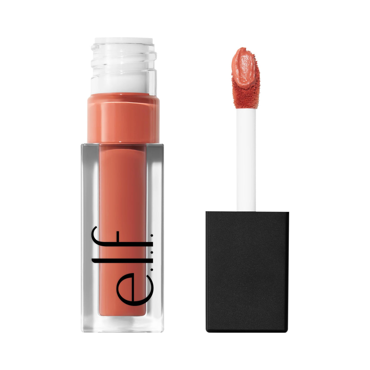 e.l.f. Liquid Velvet Eyeshadow Apricrush swatch shows soft-matte pigment for day looks