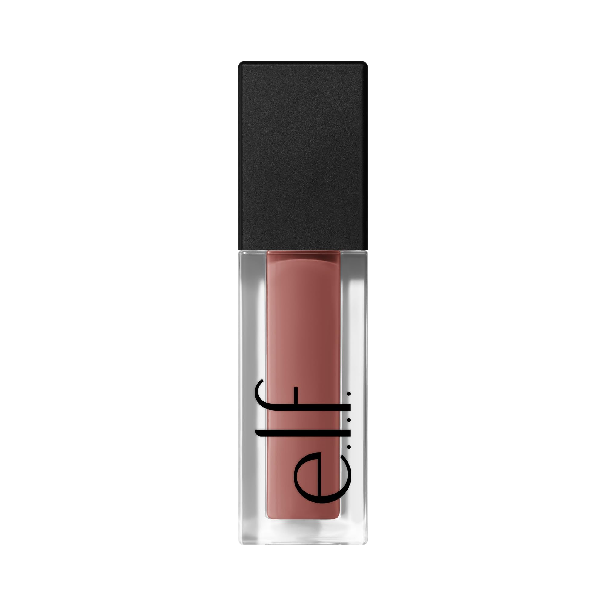 Packaging close-up of e.l.f. Liquid Velvet Eyeshadow display.