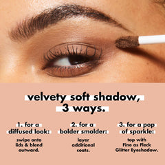 e.l.f. Liquid Velvet Apricrush on lids shows crease-resistant pigment