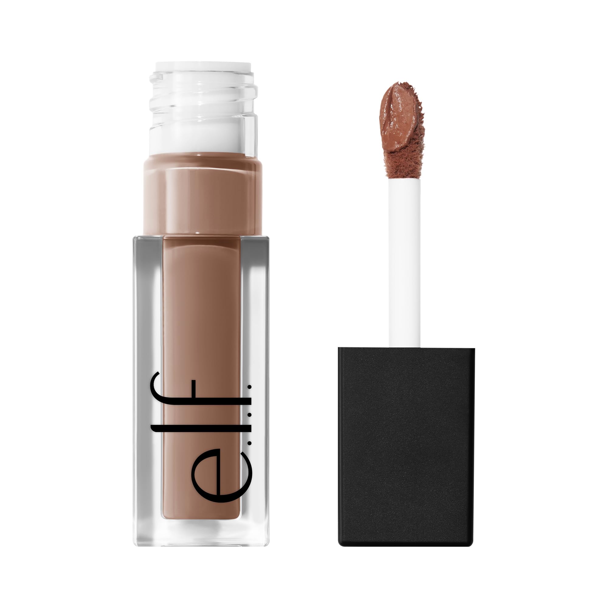 e.l.f. Liquid Velvet Eyeshadow Ginger Snap swatch shows rich pigment with a soft-matte finish.