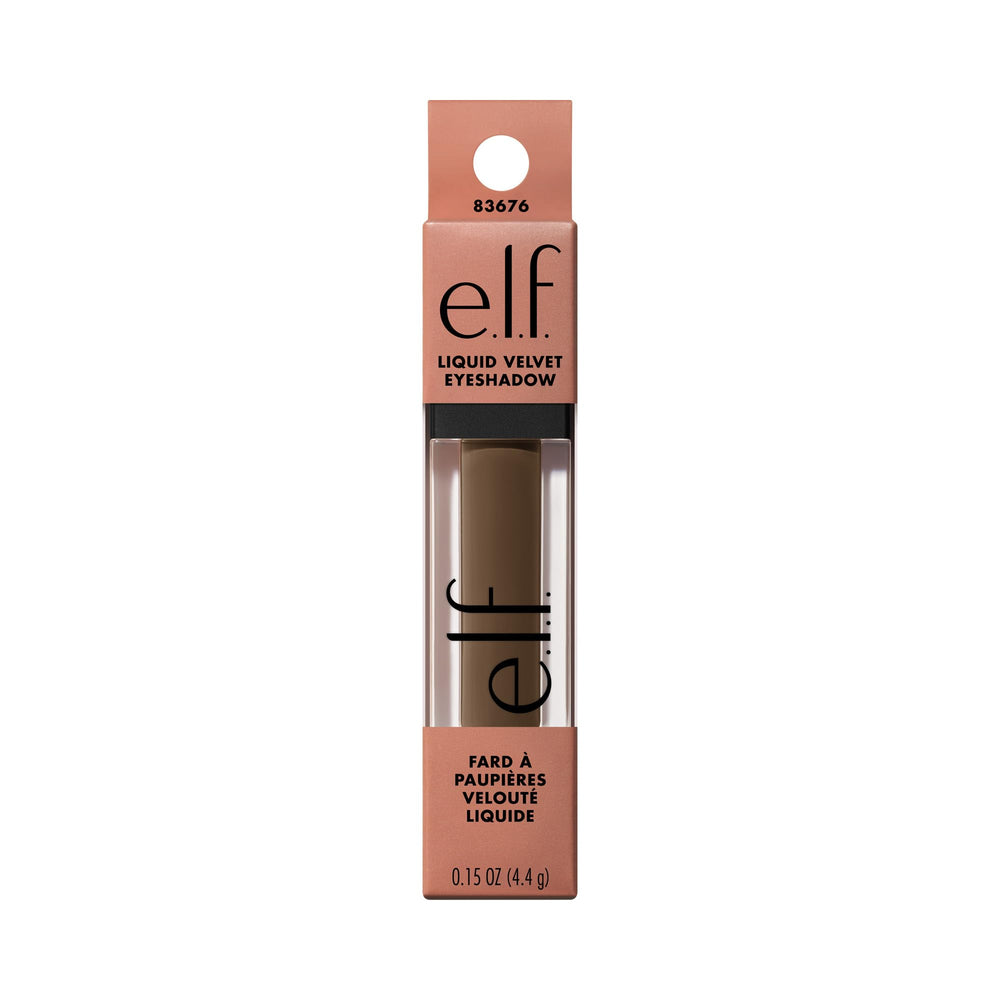 e.l.f. Liquid Velvet Eyeshadow compact and brush ready for on-the-go use