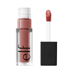 e.l.f. Liquid Velvet Eyeshadow pink chiffon tube showing rich pigment and soft-matte finish.