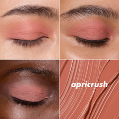 e.l.f. Liquid Velvet Apricrush swatch demonstrates transfer-resistant color