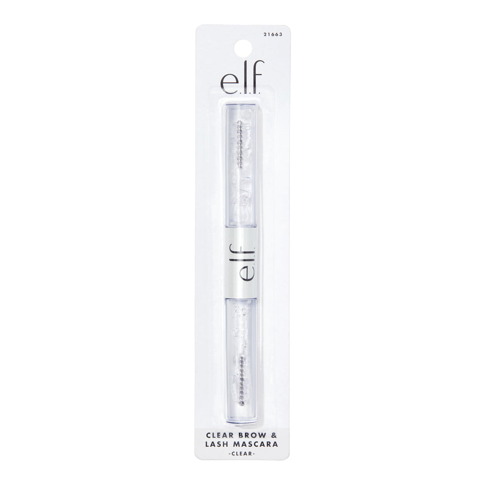 e.l.f. Long-wear conditioning formula shown on brows and lashes
