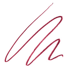 e.l.f. Love Triangle Lip Filler Liner plum swatch on lips for bold, long-lasting color.