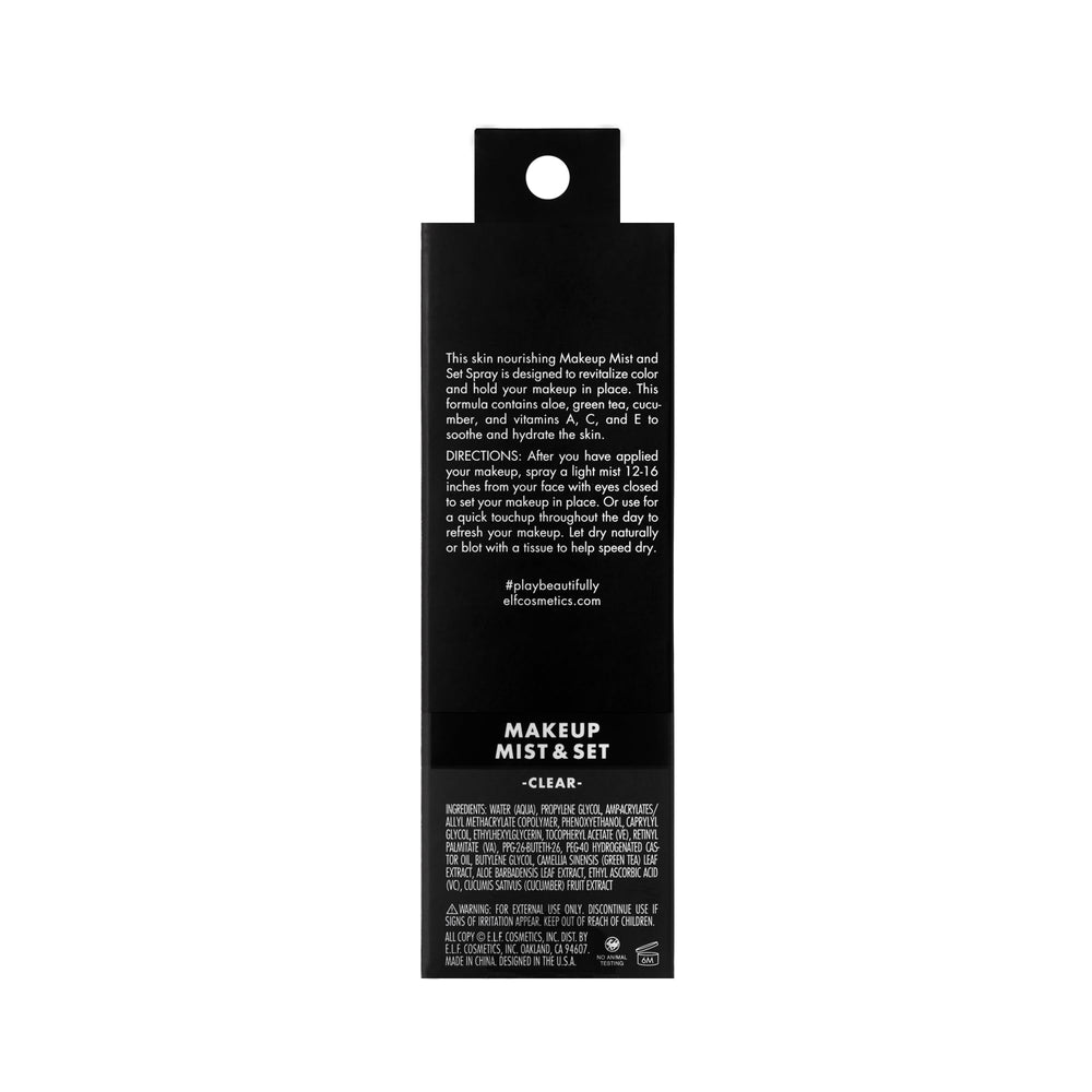 e.l.f. Makeup Mist & Set vegan and cruelty-free certification indicators