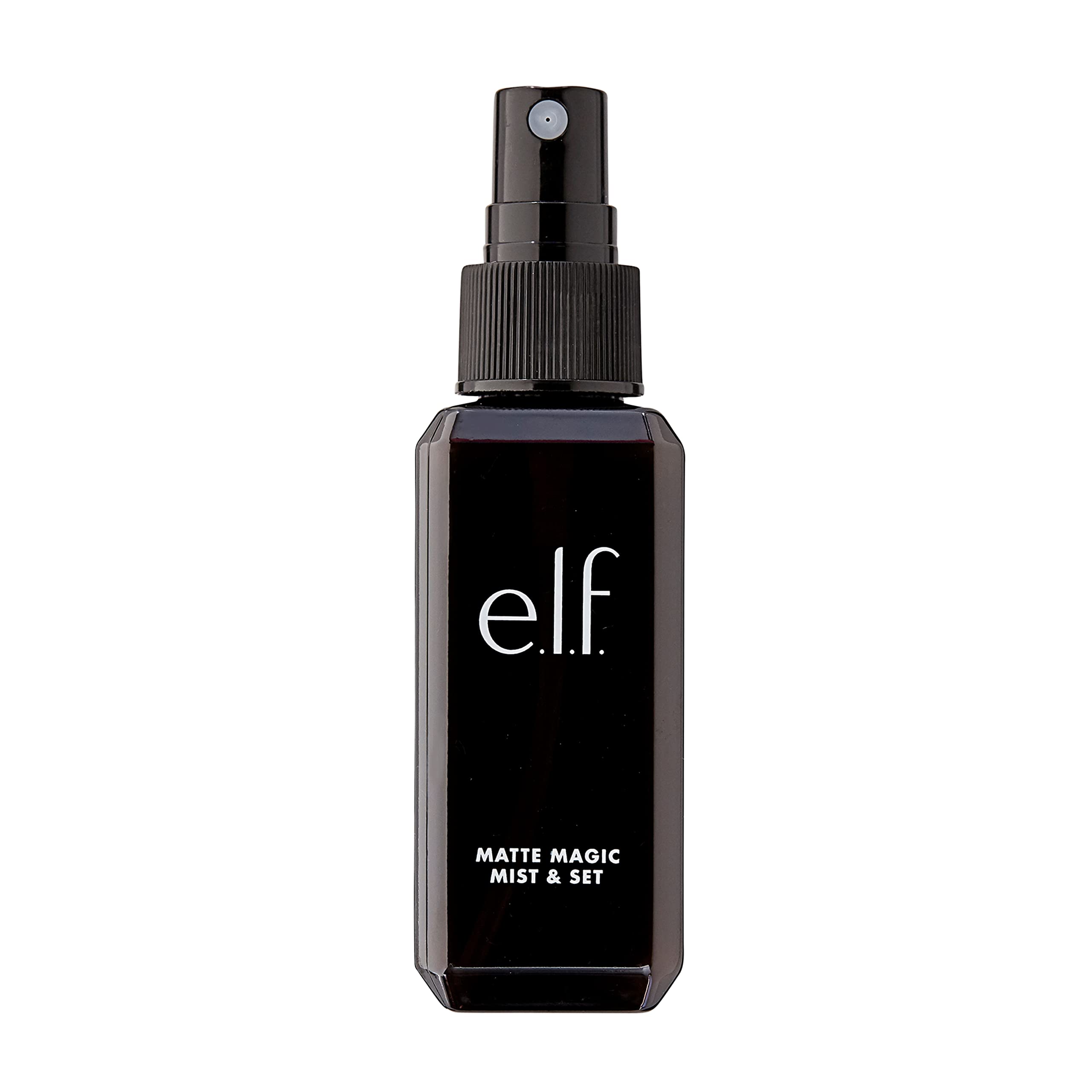 e.l.f. Matte Magic Mist & Set bottle for all-day matte finish and shine control.