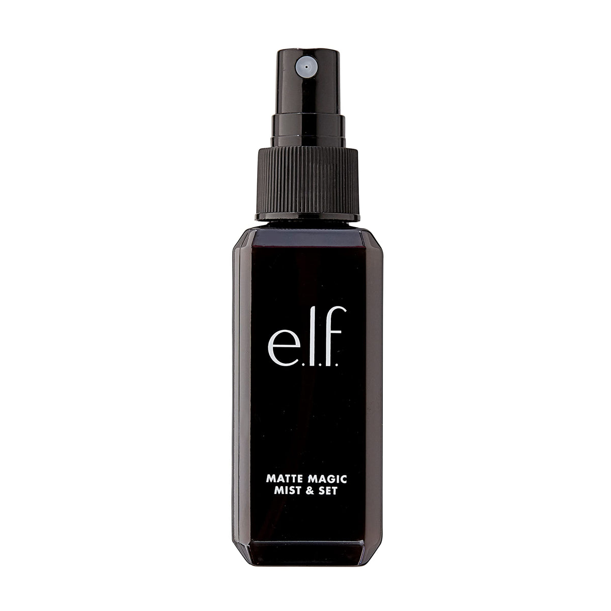 e.l.f. Matte Magic Mist & Set bottle for all-day matte finish and shine control.