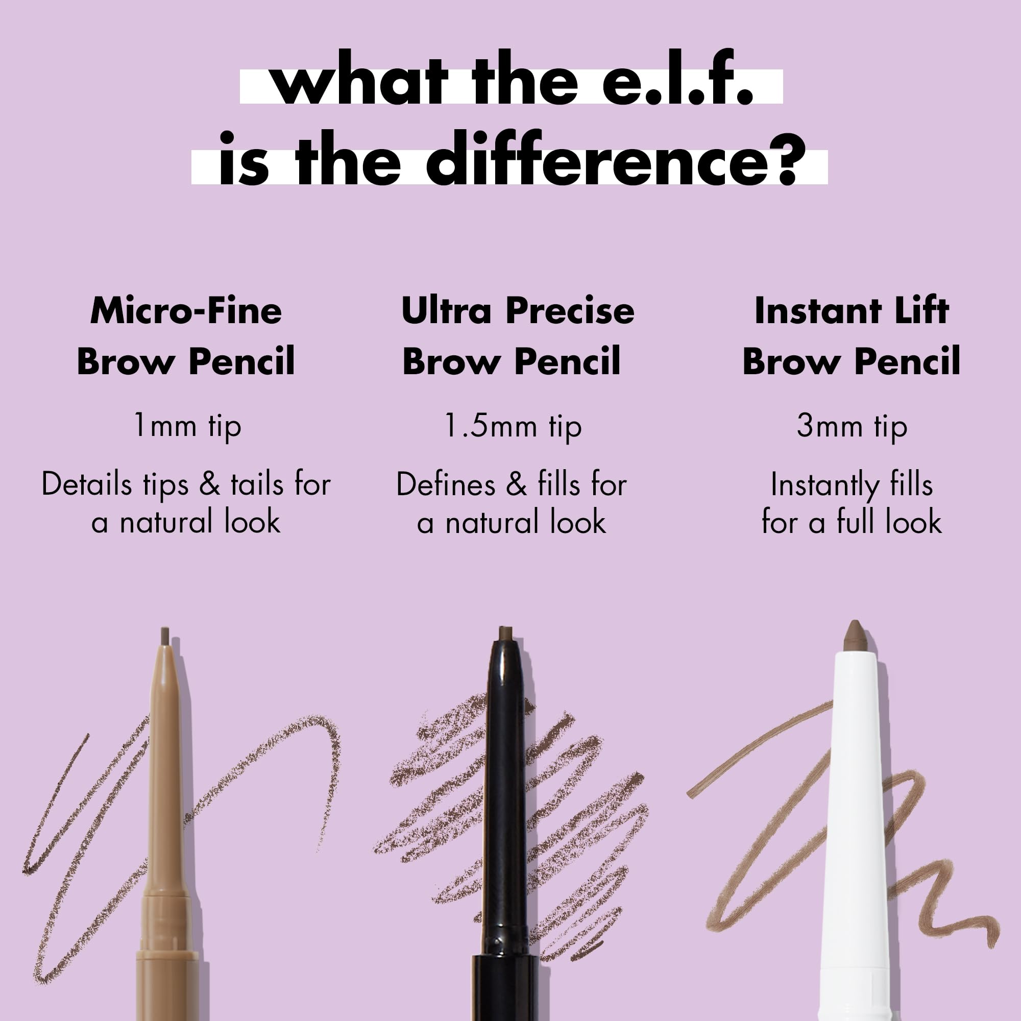 e.l.f. Micro-Fine Brow Pencil crafted in Fair Trade facilities