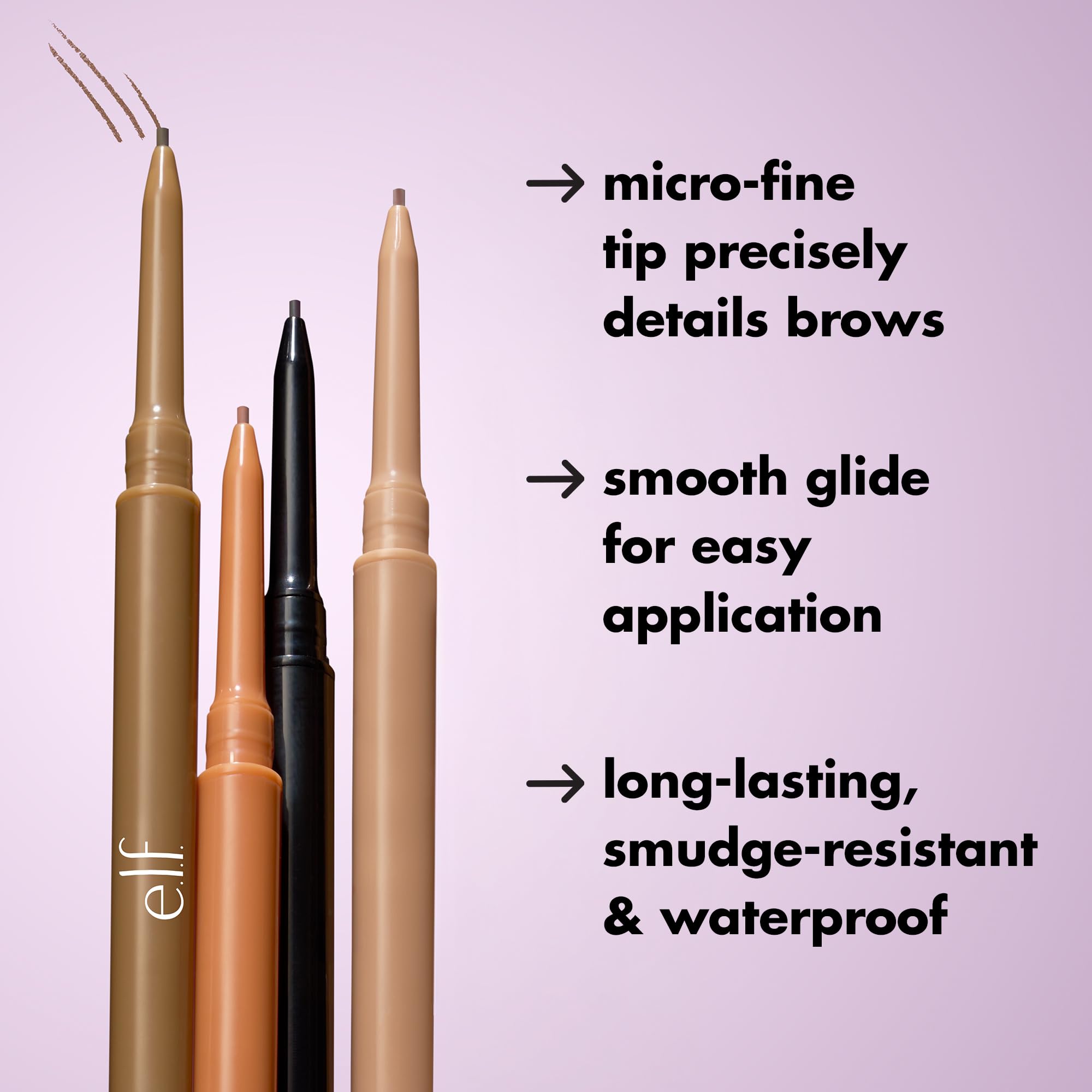e.l.f. Brow pencil spoolie end to shape and groom arches