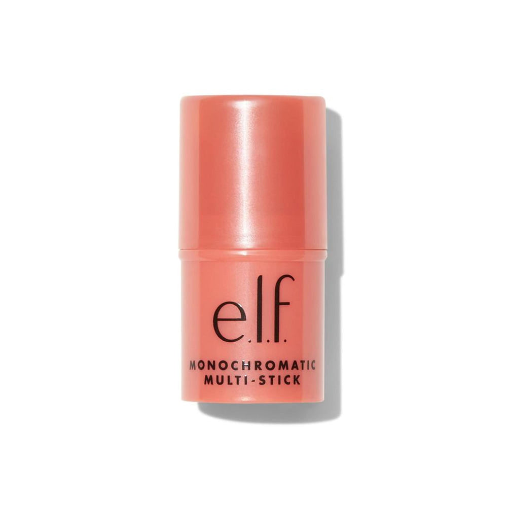 Elf Monochromatic Multi Stick lip application provides versatile color with nourishing care.