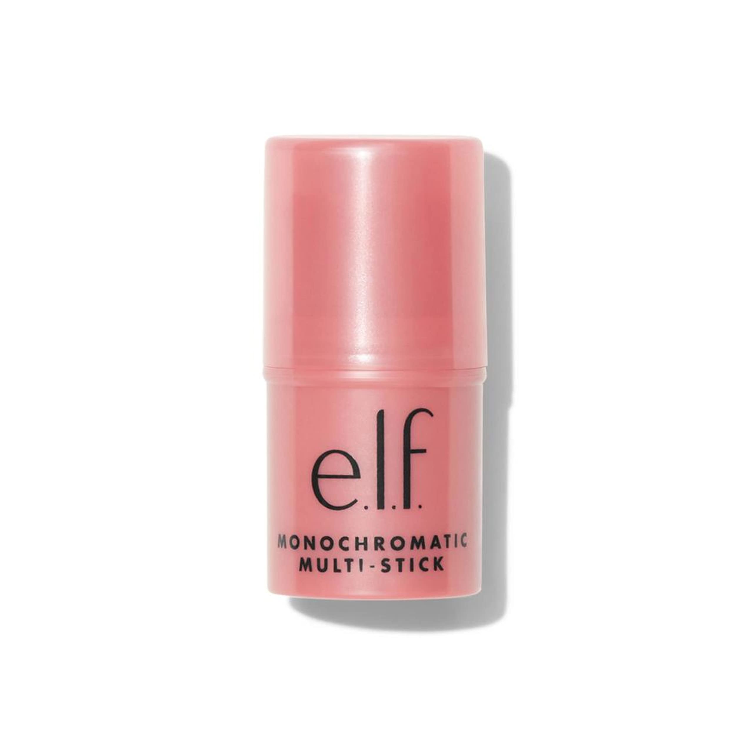 e.l.f. Monochromatic Multi Stick Peony blend-streak blends quickly for a seamless look