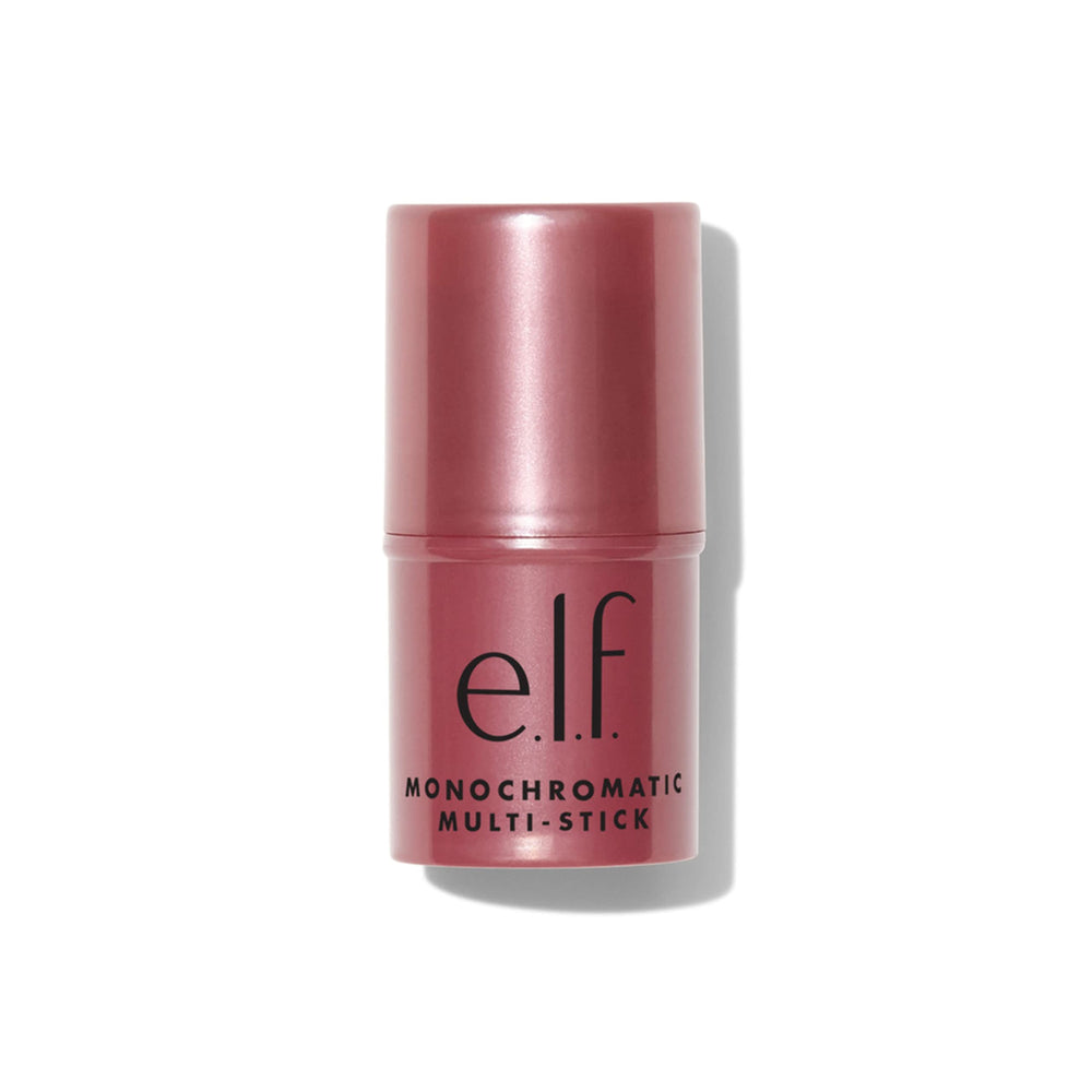 e.l.f. Monochromatic Multi Stick features a shimmering finish for a subtle glow.