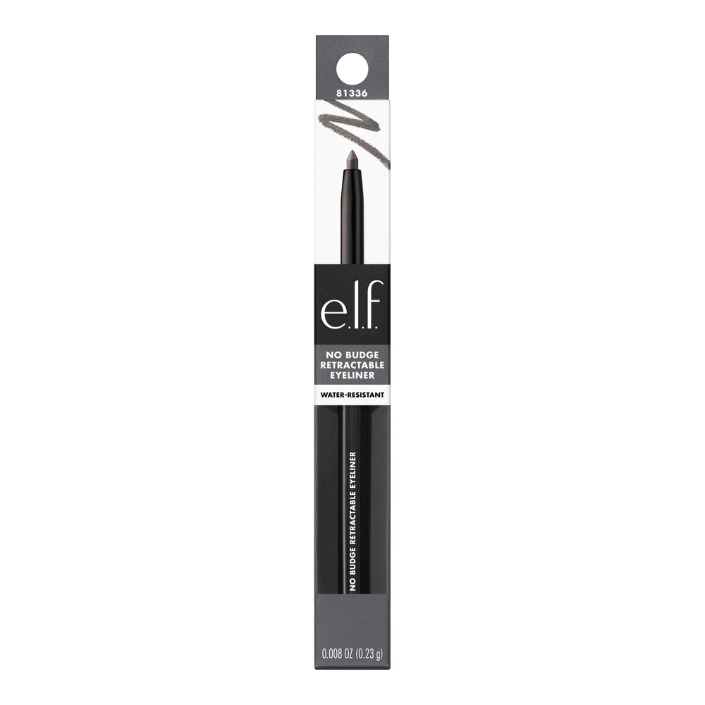 e l f No Budge as lid base in grey to intensify shadows