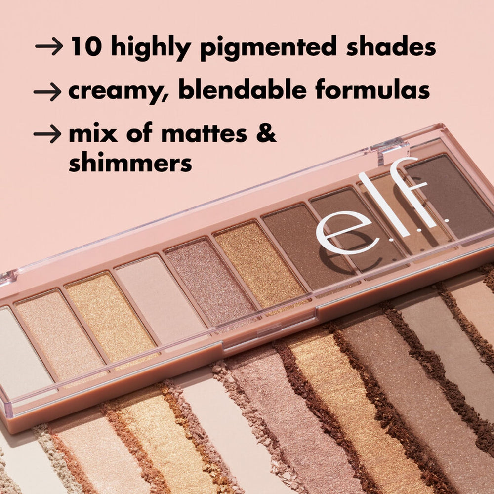 e.l.f. Perfect 10: paleta para maquillaje ahumado diario.