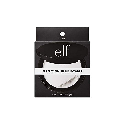 e.l.f. Perfect Finish HD Powder close-up reveals fine texture for a natural look
