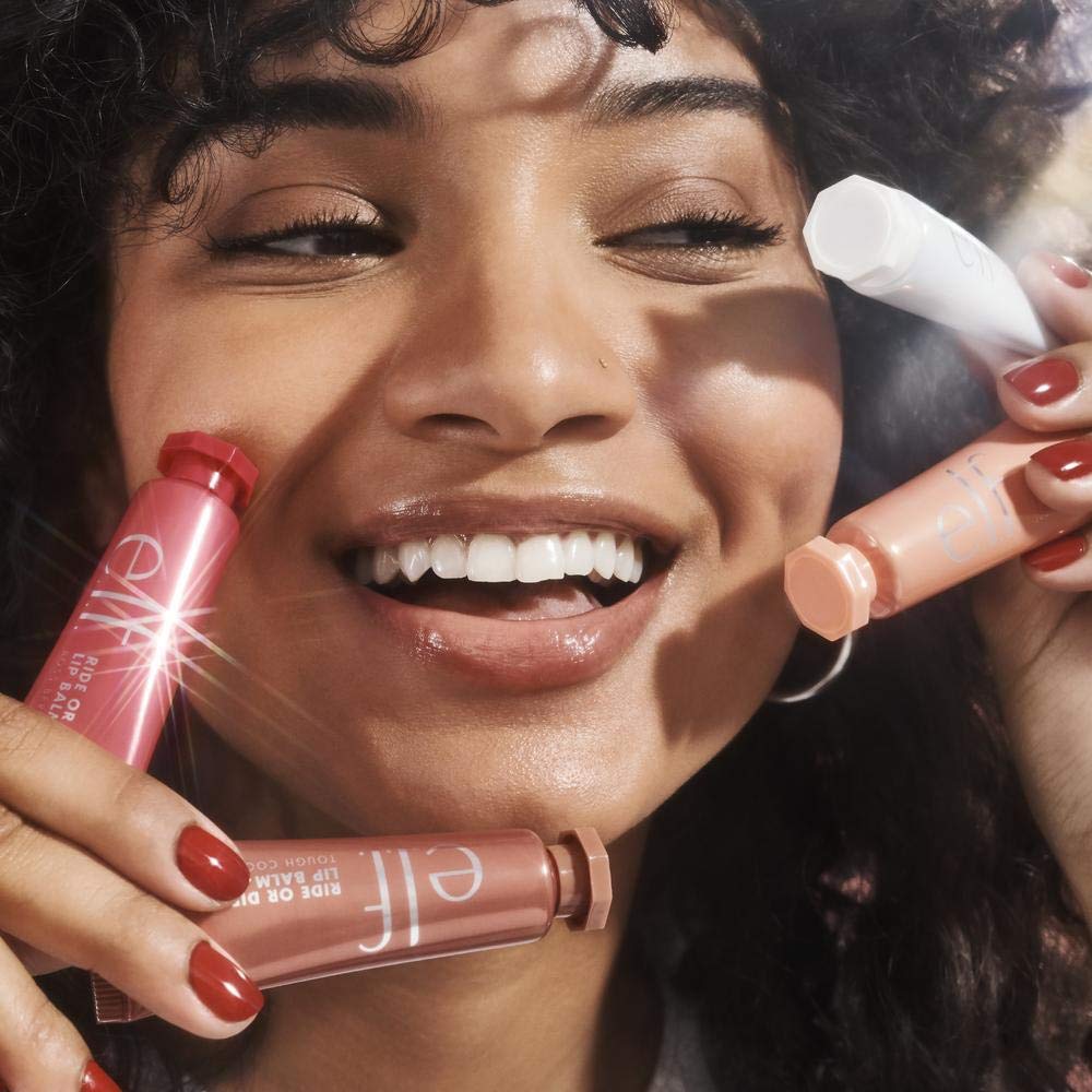 e.l.f. Perfect Finish HD Powder on-the-go use shows portable quick setting benefits