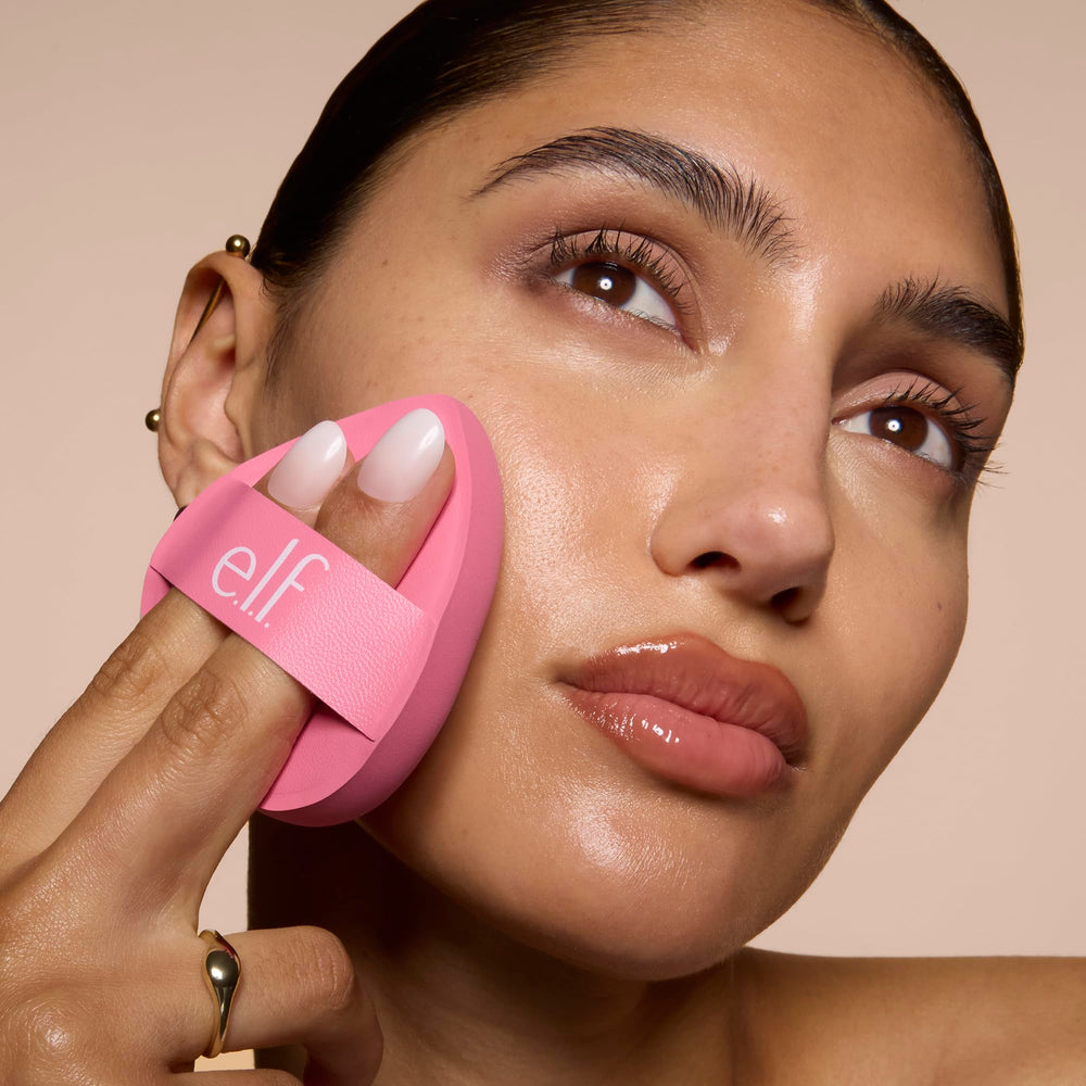 e.l.f. Pillow Puff sponge latex-free for sensitive skin.