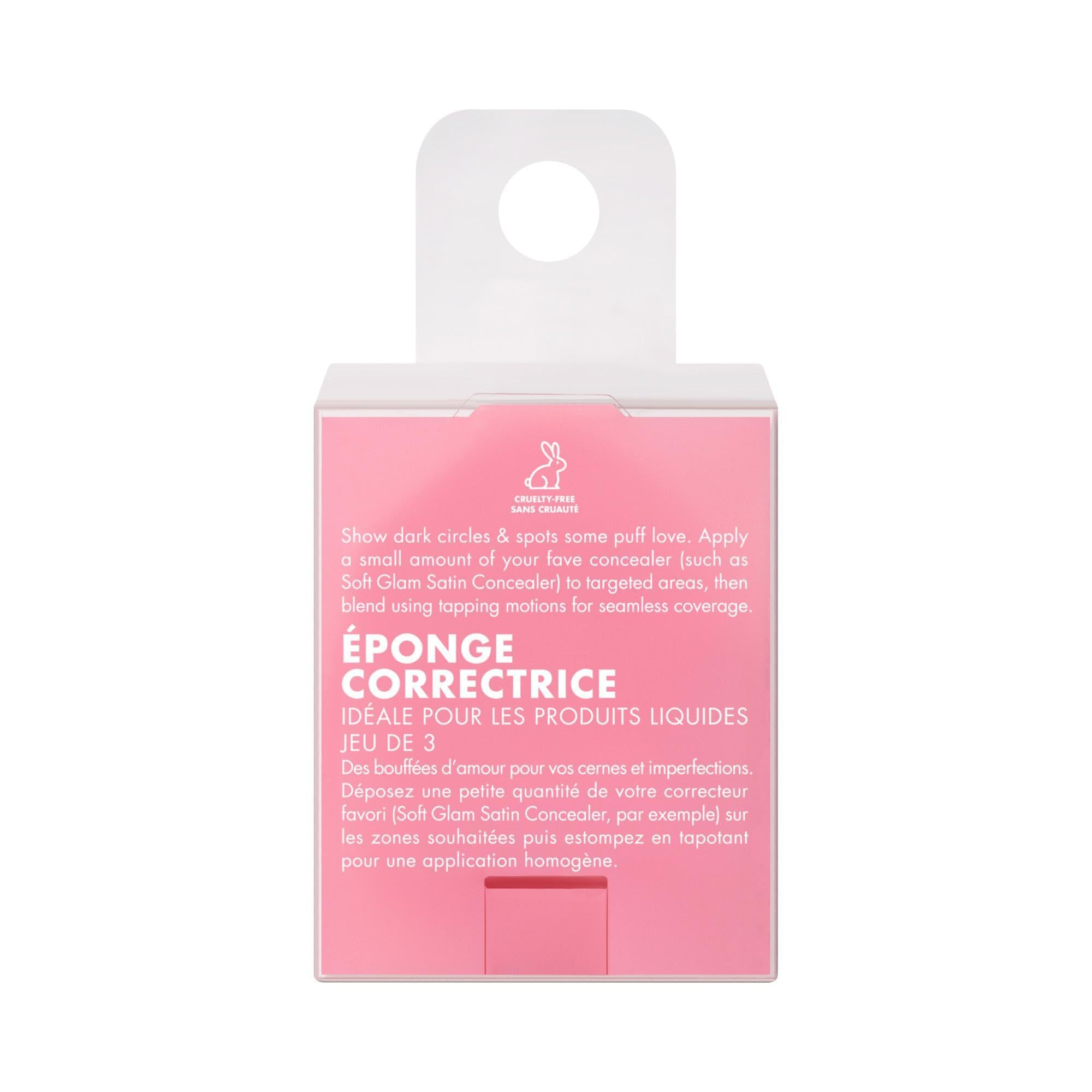 e.l.f. Pillow Puff Foundation Sponge soft-touch feel for comfortable blending.