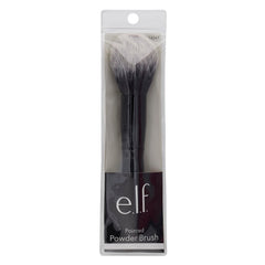 e.l.f. Pointed Powder Brush featuring an ergonomic handle for steady use.