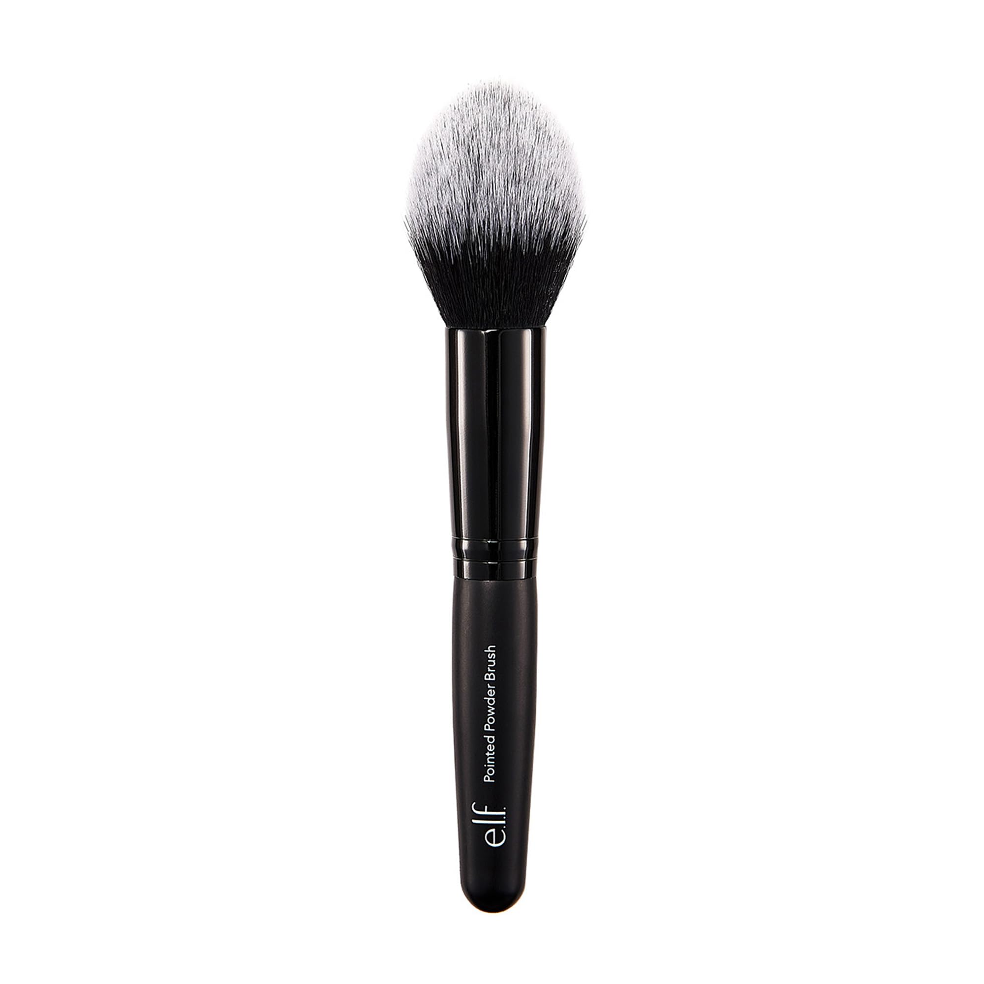 e.l.f. Pointed Powder Brush with tapered end for precise color placement and contouring.