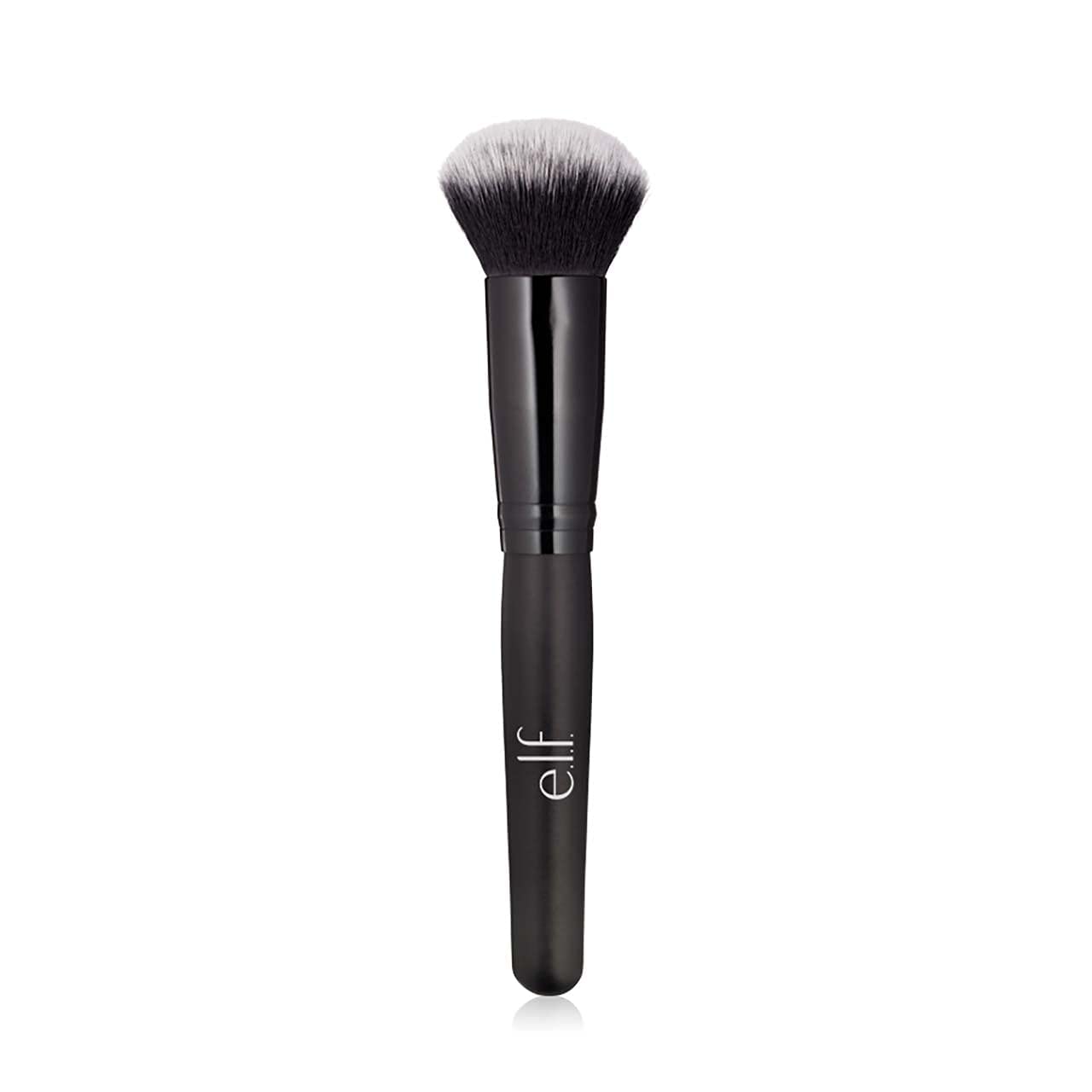 e.l.f. Powder Blurring Brush dome head for precise blending under eyes and around nose.