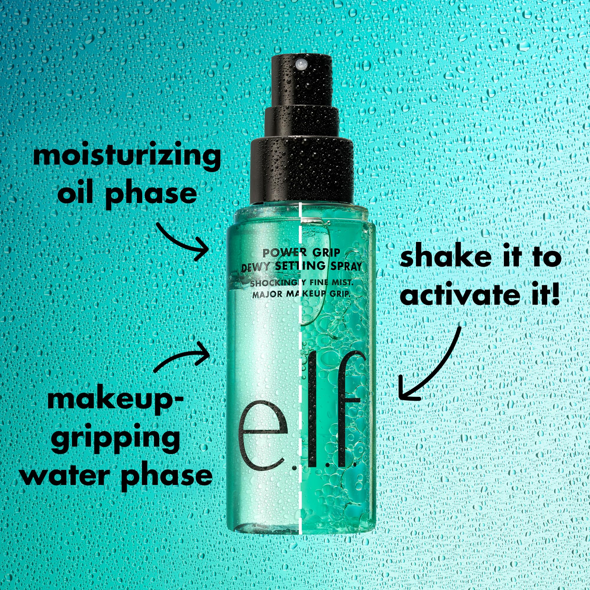 e.l.f. Power Grip aceite de te verde y squalane nutre la piel