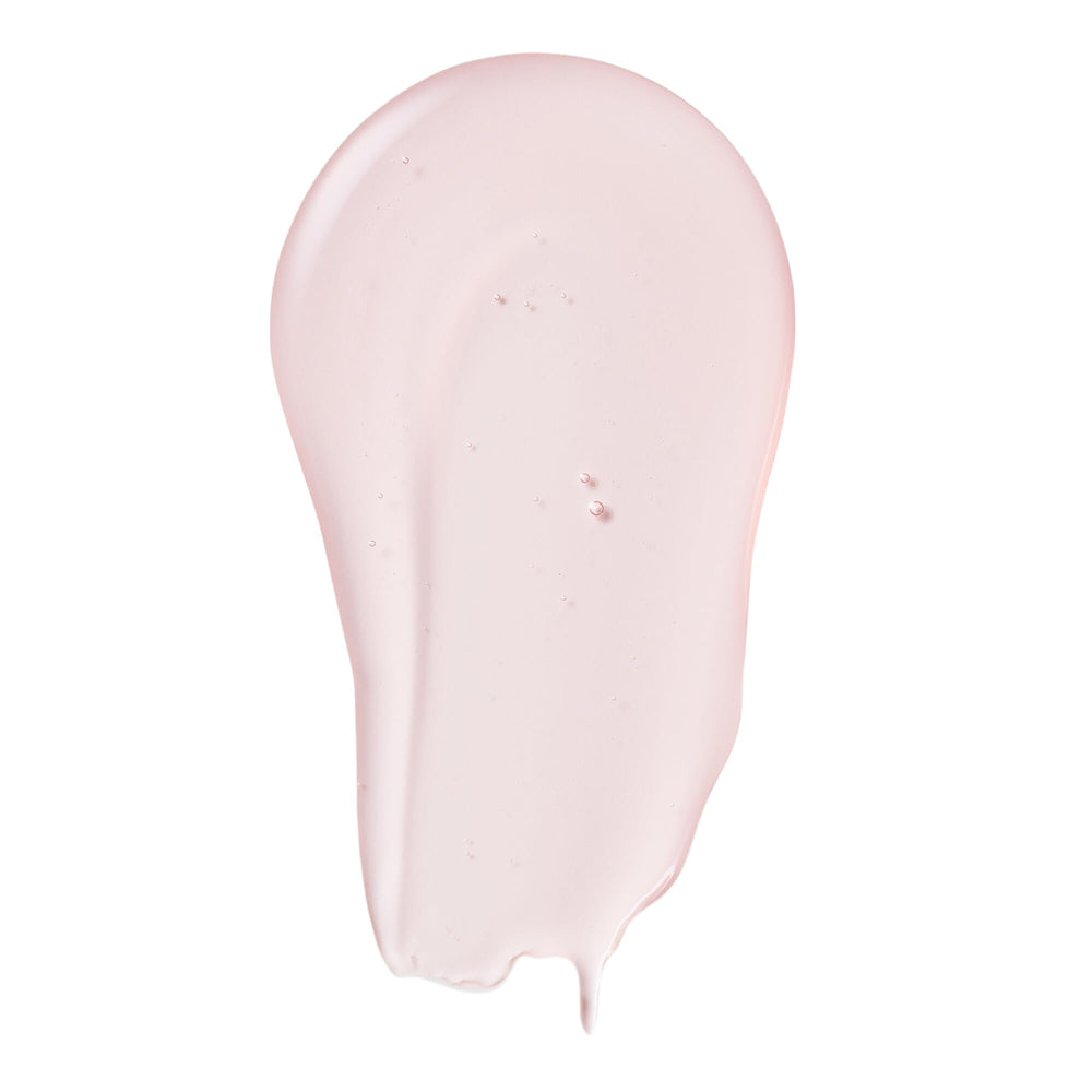 Swirl of e.l.f. Power Grip Primer Niacinamide mini on skin showing even texture