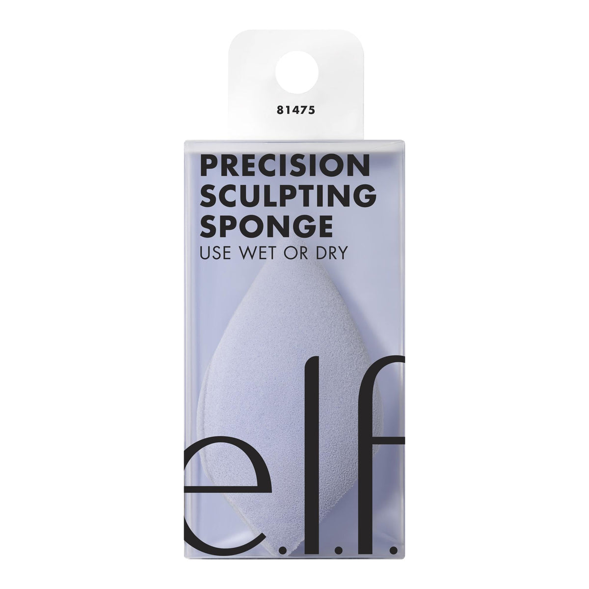 e.l.f. Precision Sculpting Sponge tip for precise highlighting and bright feature definition.