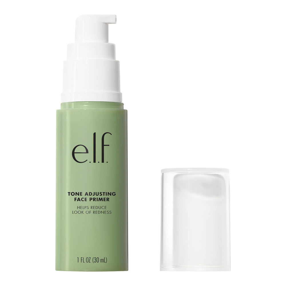 e.l.f. primer ajusta-tonos, formula vegana y libre de crueldad para piel sensible