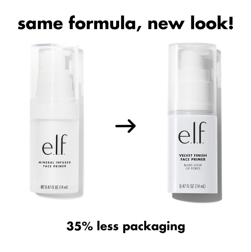 e.l.f. primer mineral vegano libre de crueldad para rutina diaria.