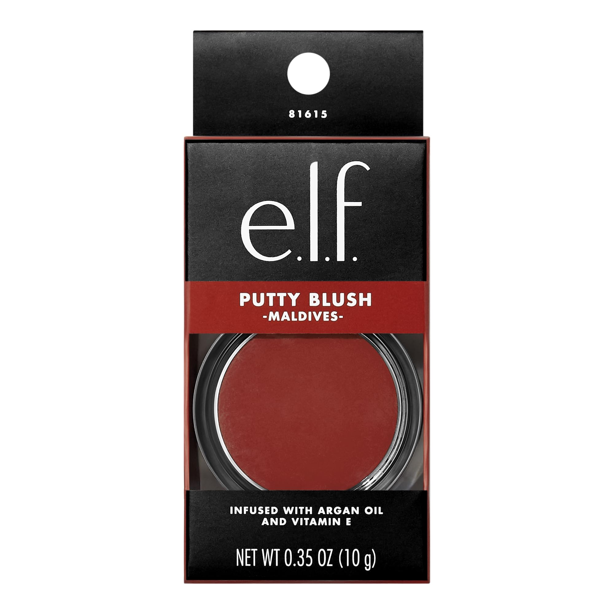 e.l.f. Putty Blush con brocha facilita aplicación uniforme